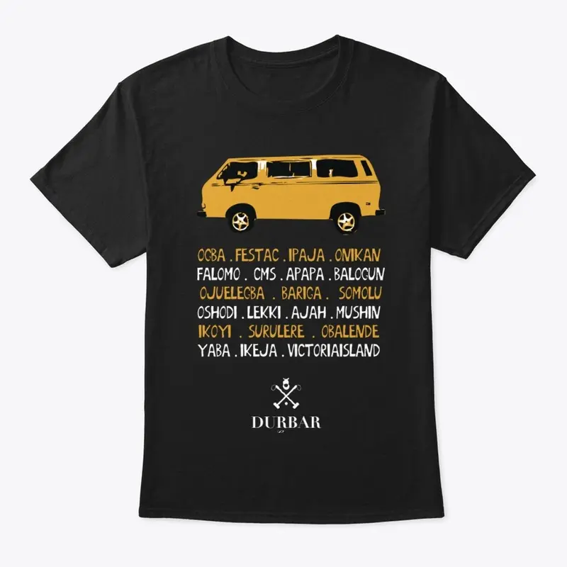 Naija Danfo Bus Tshirt by Durbar Lagos